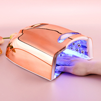 Sèche-ongles professionnel UV LED 98W avec capteur automatique intelligent et écran LCD à 4 minuteurs pour tous types de vernis gel UV