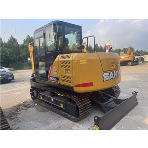 Excavatrice de haute qualité de 7 tonnes, matériel de construction, petite excavatrice Sany d'occasion, excavatrice SANY SY75C à vendre - Product Image 1