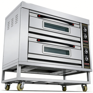 Equipo Profesional <span class=keywords><strong>de</strong></span> Panadería, Horno Eléctrico <span class=keywords><strong>de</strong></span> 2 Niveles, Horno <span class=keywords><strong>de</strong></span> Convección Industrial con Bandeja Extraíble - Product Image 2