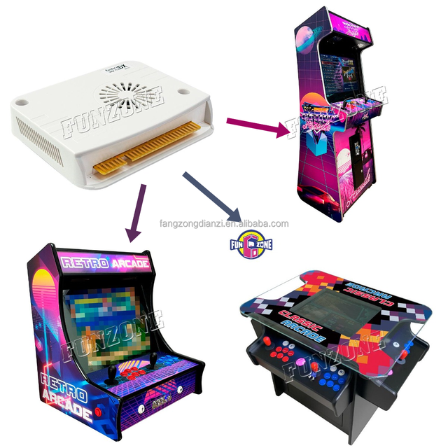 Arcade Machine Board Multi Games CGA VGA HD MI Compatible Expand 3P 4P Pandoras Saga Plus DX Arcade Jamma Board 9800 in 1