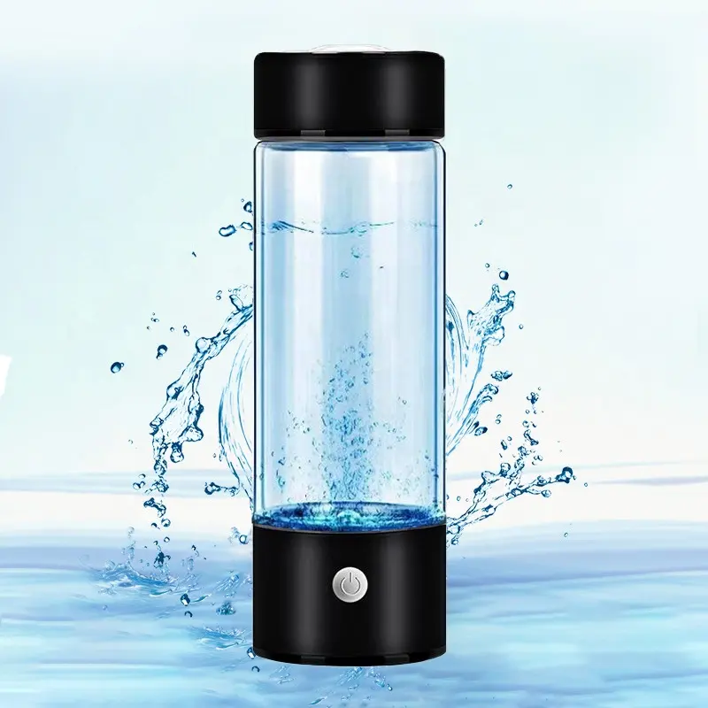 Generador OEM botella de agua rica en alta calidad con tecnología PEM SPE al por mayor portátil recargable mejor botella de agua de hidrógeno
