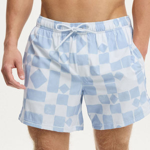 Nouvelle Arrivée Maillots de Bain Homme Personnalisés OEM, Shorts de Plage Couleur Unie avec Logo et Taille Tissés, Prix Usine, Vente Chaude - Product Image 6