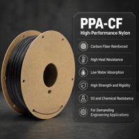 Filament de nylon haute performance renforcé de fibres de carbone PPA-CF 280-320C 40-100 mm/s pour pièces d'ingénierie