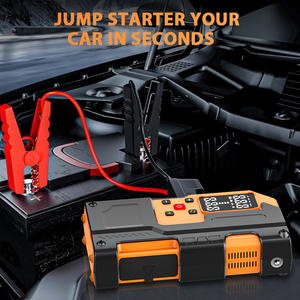 Portable 1000A 12V Lithium <strong>Battery</strong> Car Jump Starter 120W 150PSI Air Compressor Power Bank <strong>Booster</strong> Pack - Product Image 2