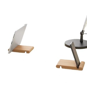 Wooden Phone Holder Bamboo <b>Tablet</b> <b>Stand</b> Adjustable Desktop Support <b>For</b> Smartphone And <b>Tablet</b> - Product Image 1