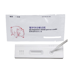 Trang trại giá cả phải chăng <span class=keywords><strong>HCG</strong></span> nhanh chóng Dải thử thai kit giấy lợn bò thú y thử thai Kit dải - Product Image 2