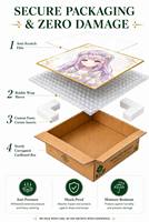 Planche Shikishi Anime Personnalisée, Impression d'Art Fan Art, Planche d'Art à Feuille d'Or, Art Holographique, Merchandises d'Illustrateur, Objet de Collection