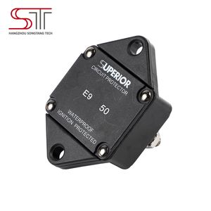 Panel de disyuntor de batería de CC marina de reinicio automático de 50 amperios E94 - Product Image 1