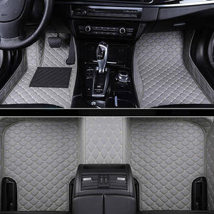 Revêtements de sol en cuir PVC motif diamant <span class=keywords><strong>TESLA</strong></span> Civic Nissan Sentra Toyota Camry 2019 2025 Tapis de sol élégants et durables imperméables - Product Image 4