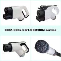 Adaptateur CCS2 vers GB/T charge rapide courant continu voiture électrique BYD VW 1000V 250A 120kW entrée 220V commercial