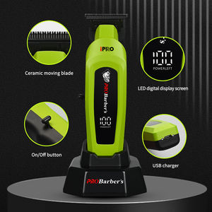 IPRO Recortadoras <span class=keywords><strong>de</strong></span> 8000 RPM Cortapelos Profesional para Barbero con Base Pantalla Digital LED Máquina Eléctrica para Cortar Pelo Máquinas <span class=keywords><strong>de</strong></span> Barbería - Product Image 3