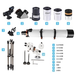 Astronomical Telescope 120mm 900mm Focal Length Equatorial Mount High Definition Outdoor Observation - Product Image 3