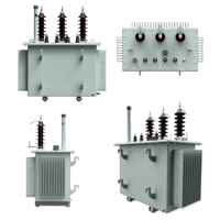 Transformateur extérieur de distribution d'huile S13 315KVA 400KVA 500KVA distribution d'énergie de 3 phases