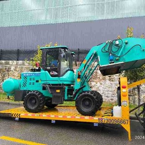 Barredora de carreteras con plataforma deslizante, máquina hidráulica de limpieza para el mantenimiento de carreteras rurales. - Product Image 1
