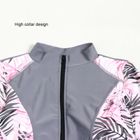 Maillot de bain 3 pièces imprimé de haute qualité pour femmes musulmanes, avec soutien-gorge rembourré amovible, pantalon hijab et bas imperméables anti-UV