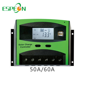 Contrôleur de charge solaire Espeon 10A/20A PWM 12V/24V avec écran LED et double port USB - Product Image 3