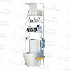 Toilet Storage Shelf Over The Toilet Storage Shelf Units Bathroom Organizer Above Washer Dryer Space Saver Standing Rack