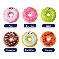 Vente en gros de jouets anti-stress en mousse PU à rebond lent en forme de beignets et d'emojis de dessins animés, pour enfants et adultes, cadeau OEM