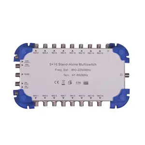 Receptor de satélite digital, feito na china 8 em 1 de cascata satélite doqc 1.2