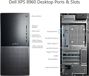 Nueva Estación de Trabajo de Nivel Empresarial, 14.ª Generación Core I9-14900, 32 DDR5, RTX4080, SSD+HDD, XPS 8960, Computadora de Escritorio Empresarial, Inglés - Product Image 5
