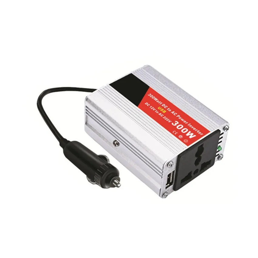 Inversor de vehículo Micro Solar de onda sinusoidal modificada 12V CC a CA 220V/110V200W convertidor de voltaje con carga rápida USB