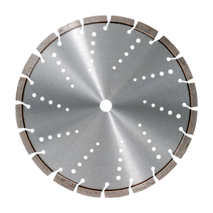 Disco Diamantato Segmentato Saldato al Laser LDS da 14" (350mm) e 16" (400mm) con Scanalatura Inclinata per Taglio di Calcestruzzo, Asfalto, Strade, Muratura e Pietra - Product Image 1