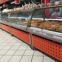 Refroidisseur commercial présentoir à viande refroidisseur boucherie réfrigérateur Deli vitrine présentoir à viande réfrigérateur viande congélateur refroidisseur réfrigérateur