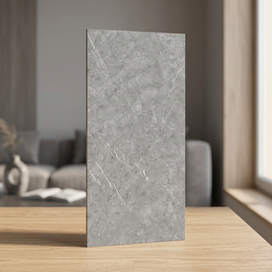 Azulejos de porcelana pulida para suelo y pared, color gris indicado, 800x1600mm, con aspecto de mármol natural, para hotel. - Product Image 2