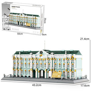 Wange 5244 Winter Palace Creative Assembly Block Bricks Model Kids Educational Building Block Set Plastic Collection Toy Juguete - Product Image 5