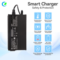 Chargeur de batterie portable rapide 1500W 48V/25A 60V/20A 72V/17A Multi-protection pour AGV électrique, trottinette électrique, vélo électrique, robot, drone, chariot élévateur