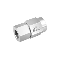 Válvula de Retención Silenciosa EAGLE de Acero Inoxidable, Amortiguadora Antivibración, de Alta Presión para Gas y Líquido, BSPP NRV