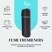 Diffuseur d'arômes pour voiture portable rechargeable Saintdelan B2B Market, diffuseur d'eau ultrasonique pour voiture, parfum pour voiture