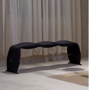 Bancs pouf en tissu <span class=keywords><strong>de</strong></span> Style moderne nordique velours <span class=keywords><strong>rose</strong></span> <span class=keywords><strong>banc</strong></span> <span class=keywords><strong>de</strong></span> <span class=keywords><strong>lit</strong></span> <span class=keywords><strong>de</strong></span> chambre à coucher d'intérieur meilleur vendeur pour la maison meubles <span class=keywords><strong>de</strong></span> salon - Product Image 6