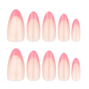 <span class=keywords><strong>Uñas</strong></span> Francesas Rosas Elegantes y Suaves, <span class=keywords><strong>Uñas</strong></span> Postizas Adecuadas para Chicas con un Estilo Fresco y Lindo, <span class=keywords><strong>Uñas</strong></span> Acrílicas de Alta Calidad, Juego de 30 Piezas - Product Image 4