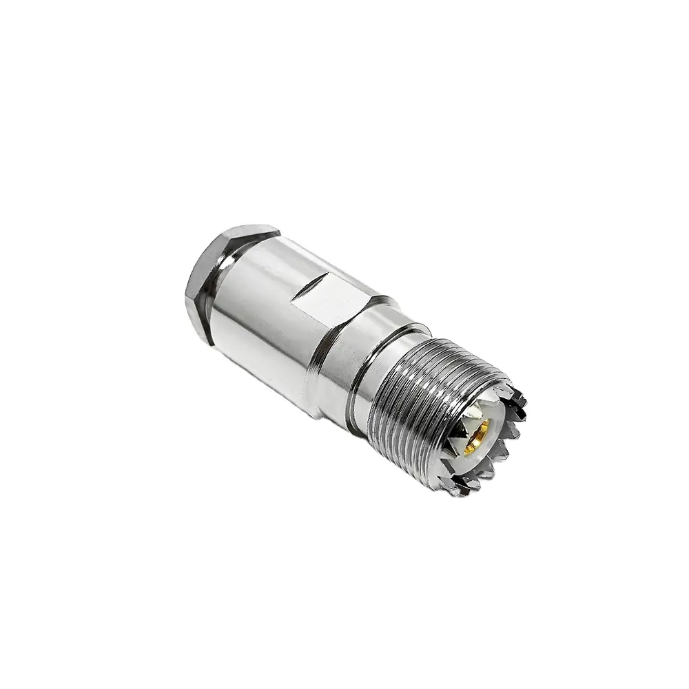 SO239 Giắc Cắm Đầu Cái PL259 Nối Tiếp Uhf Đồng Trục Giắc Cắm Cáp RG58 LMR400 Đầu Nối Rf