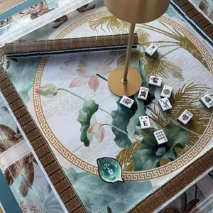 Tuiles de Mahjong Américain en Acrylique <span class=keywords><strong>Transparent</strong></span> à Motif Chinoiserie Honey Weave pour 4 Joueurs - Product Image 4