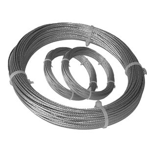 أسلاك الفولاذ المقاوم للصدأ حبل أسلاك الفولاذ المقاوم للصدأ تجديل حبل أسلاك الفولاذ المقاوم للصدأ ، خيط مشرق مسحوب - Product Image 3