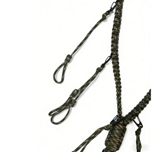 Correa para llamador de patos con 10 anillas extraíbles, collar de caza de paracord, llamadores de gansos para patos depredadores, silbato para perros, accesorios de caza - Product Image 6