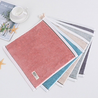 Wholesale Bamboo Fiber Washcloth Face Towel Ultra Soft Facial Cleansing Cloth Beauty Towel Quick Dry Wash Cloth