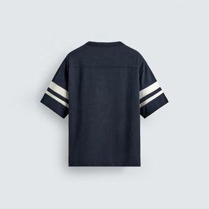 T-<span class=keywords><strong>shirt</strong></span> sportiva da uomo in cotone pesante, personalizzabile con logo, modello boxy, estiva, tinta unita, per uomo, all'ingrosso dal produttore - Product Image 3