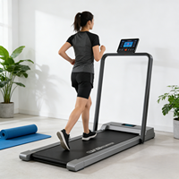 Bicicleta Eléctrica Plegable MB con Monitor de Ritmo Cardíaco Inalámbrico, Pantalla LED y Motor de 3-7HP - Equipo de Fitness para Interiores