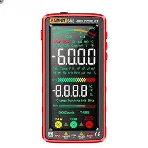 ANENG 682 Smart anti-burn rechargeable 6000 count large LCD digital multimeter