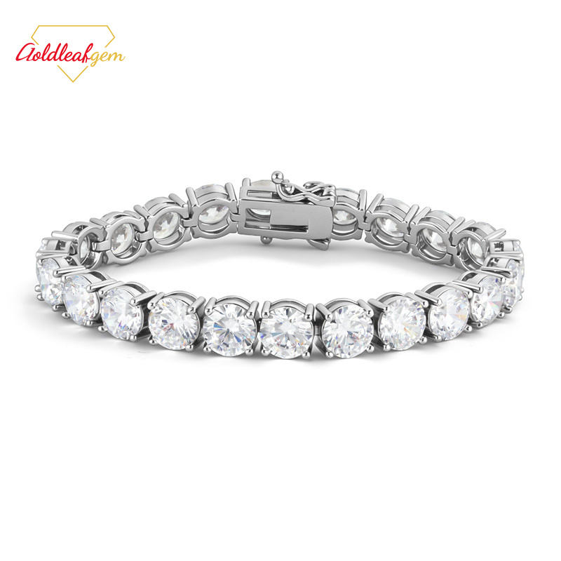 White Moissanite Bracelet