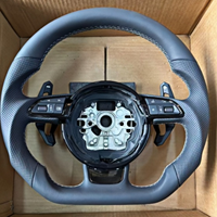 Volant en cuir pleine fleur en stock pour Audi A3 S3 RS3 A4L A5 S5 RS5 A6L A7 S7 RS7 Q3 Q5 Q5L Q7 A4 B8 B9 A6 C7 C8