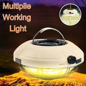 New outdoor rechargeable camping <b>light</b> portable <b>light</b> dimming camping <b>light</b> power bank camping night riding work <b>light</b> - Product Image 2