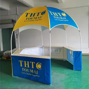 FEAMONT Tente en forme de kiosques à dôme hexagonal d'événements promotionnels portables de haute qualité 3*3m