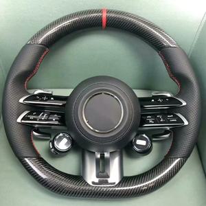 พวงมาลัยปรับแต่งได้สำหรับ W206เมอร์เซเดสเบนซ์ AMG C E S G-Class W214 W222 G500 G55 G63 <span class=keywords><strong>S500</strong></span>คาร์บอนไฟเบอร์ - Product Image 1