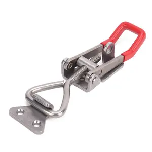 GH-4003-SS Adjustable Toggle Clamp Latch Quick Release Latch Stainless Steel 250kg Latch Lock Hasp For Suitcase Luggage Wood Box