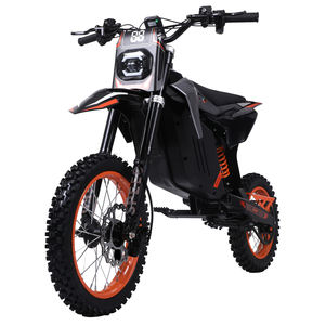 Moto électrique tout-terrain à moteur central 3000W 48V 30Ah, moto électrique adulte à grande vitesse, pneus 14"/12", Y88 - Product Image 1
