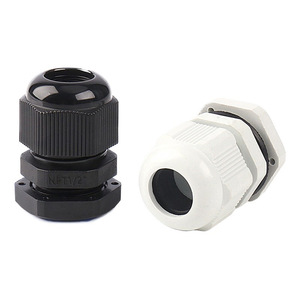 JIAF Npt <b>Cable</b> Gland Nylon <b>Waterproof</b> Connector NPT14 For <b>Cable</b> Protection - Product Image 4